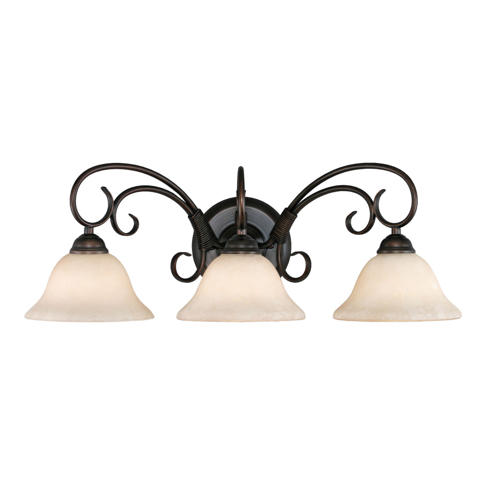Wry Lighting Homestead 3-light Vanity in Rubbed Bronze